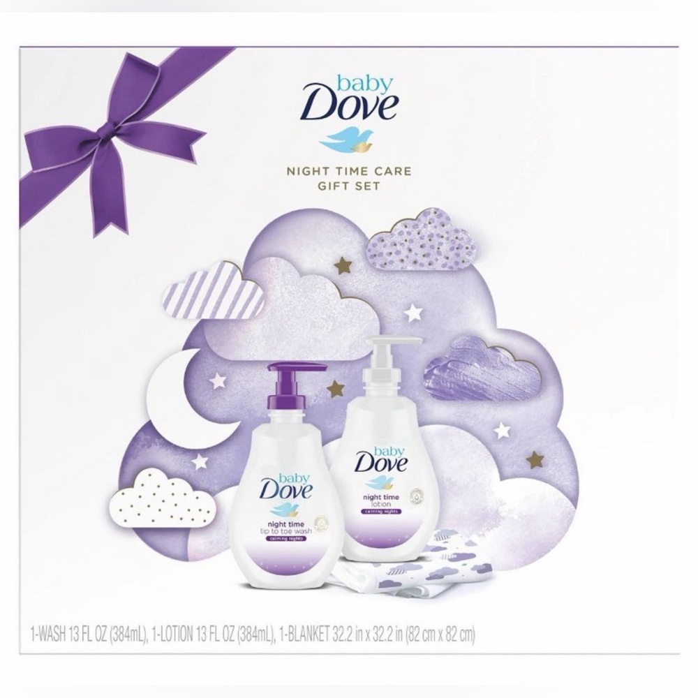 Dove Baby Night Time Care Set - Purple